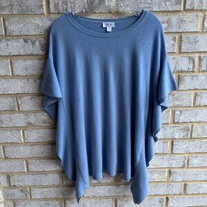 Per Se by Carlisle Butterfly Ruffle Sleeve 100% Cashmere Sweater  Women's Size S